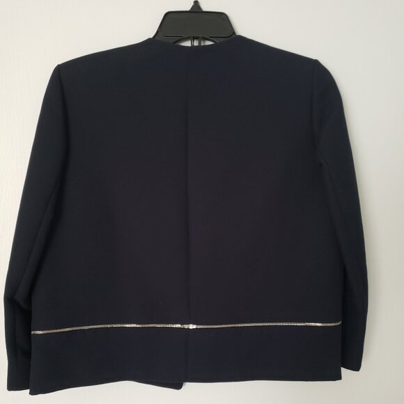 Sandro cropped open front blazer jacket - Picture 3 of 12